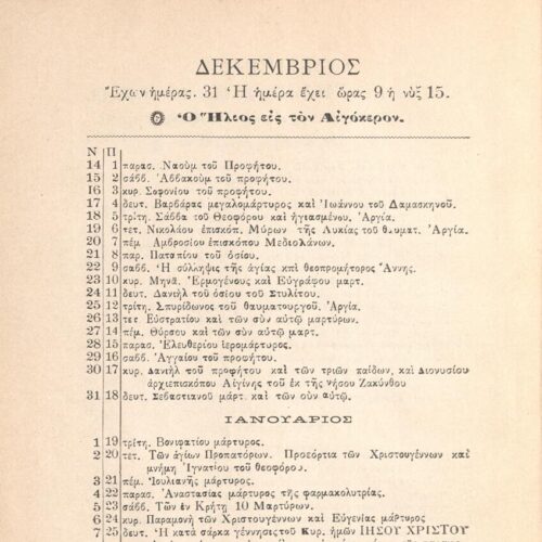 21 x 15 εκ. 6 σ. χ.α. + 349 σ. + 7 σ. χ.α., όπου στο φ. 2 σελίδα τίτλου με τυπογραφι�